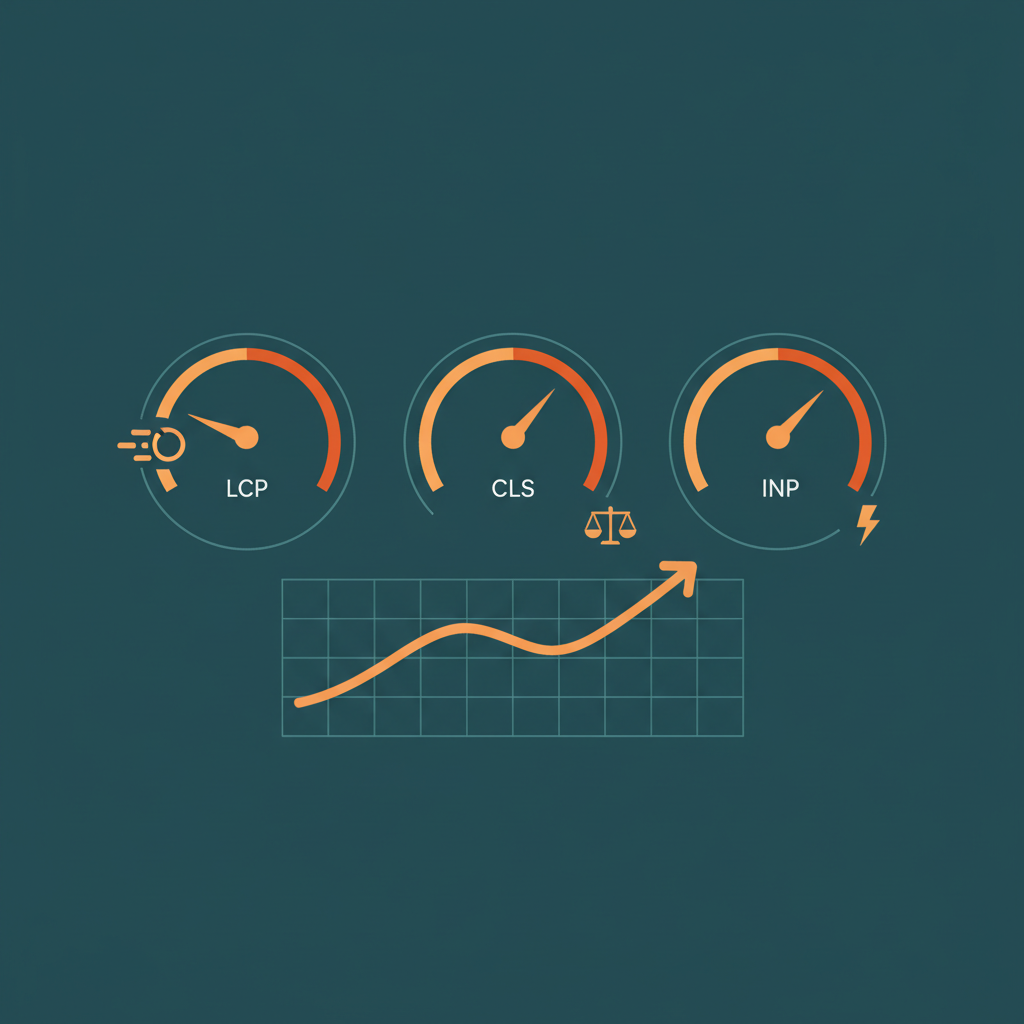 Core Web Vitals - przewodnik po metrykach LCP, CLS, INP